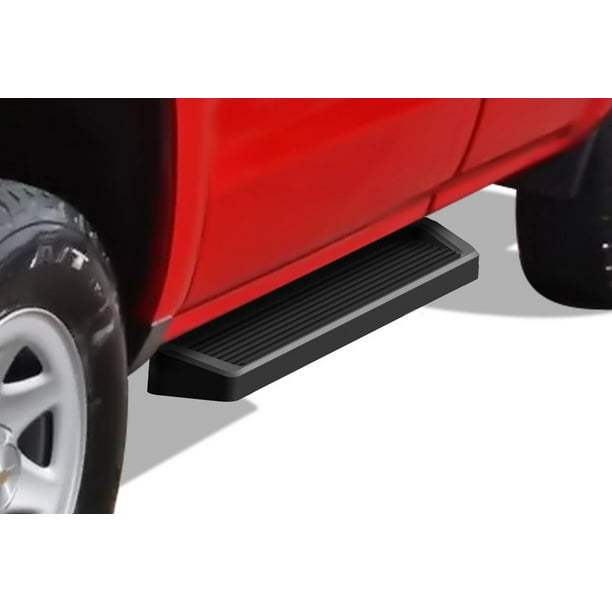 Nerf Bars Steps Exclude 07 Classic APS iBoard Black Running Boards Style Custom Fit 2007-2018 Chevy Silverado GMC Sierra Double Cab Extended Cab /& 2019 2500 HD 6in Aluminum Include 19 1500 LD